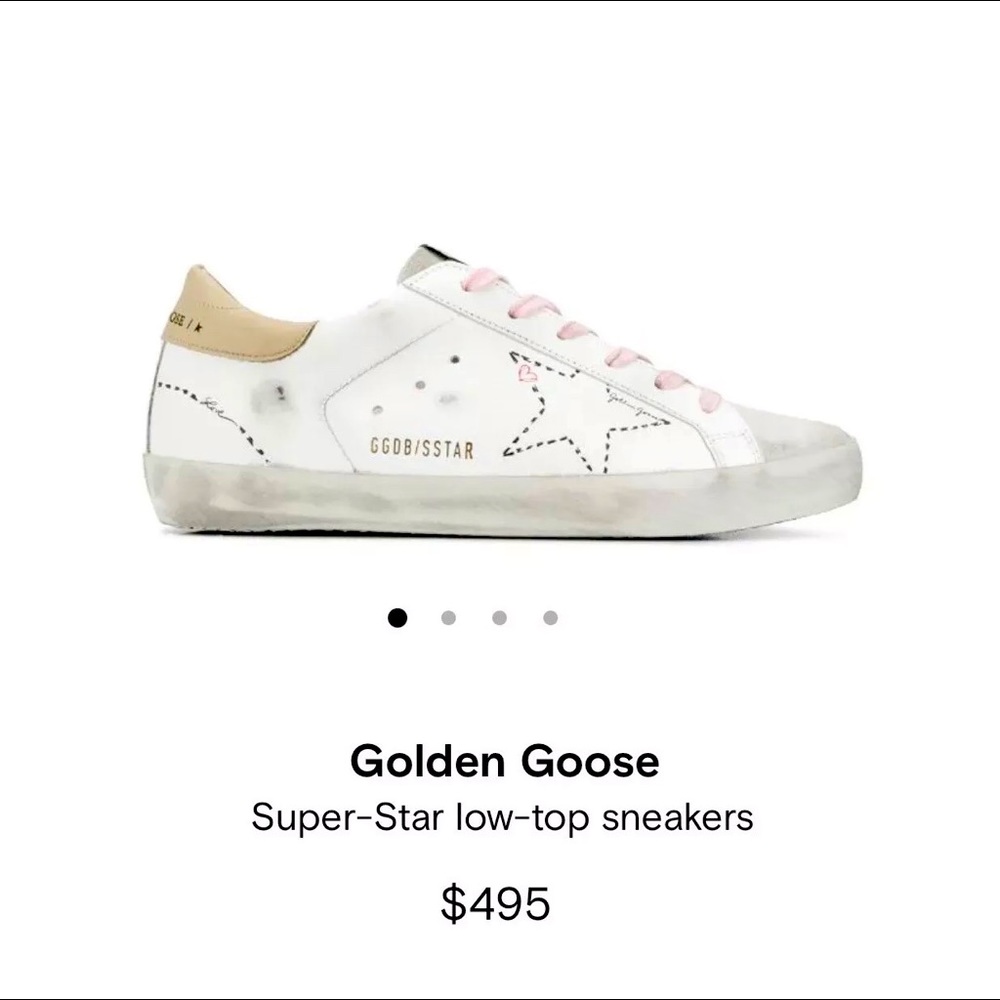 NIB Golden Goose Superstar Doodle Sneaker 36